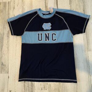 NCAA UNC Tarheels Boys Size 8 Short Sleeve Polyester Shirt